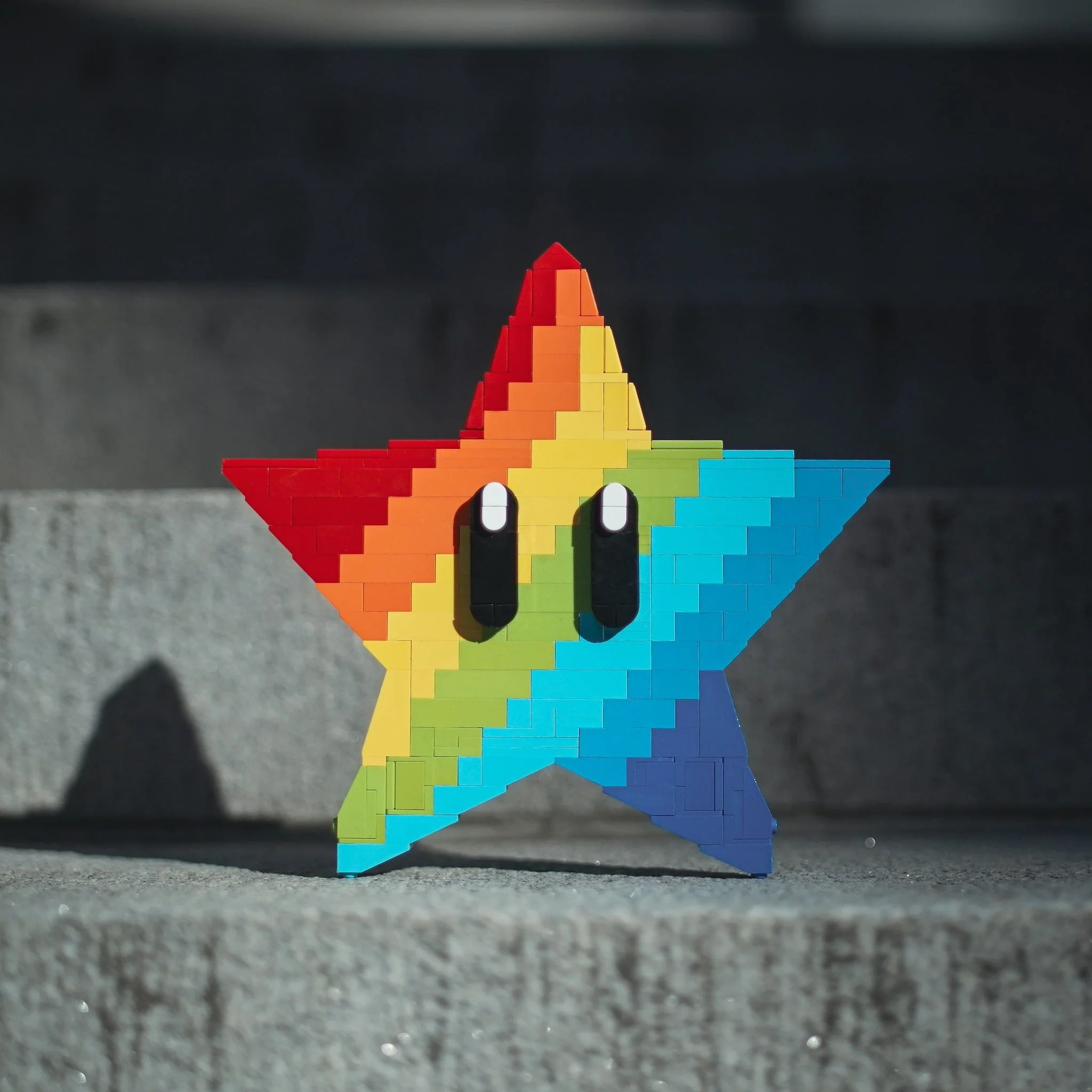 Rainbow Star Life-Sized Sculpture - Image 4