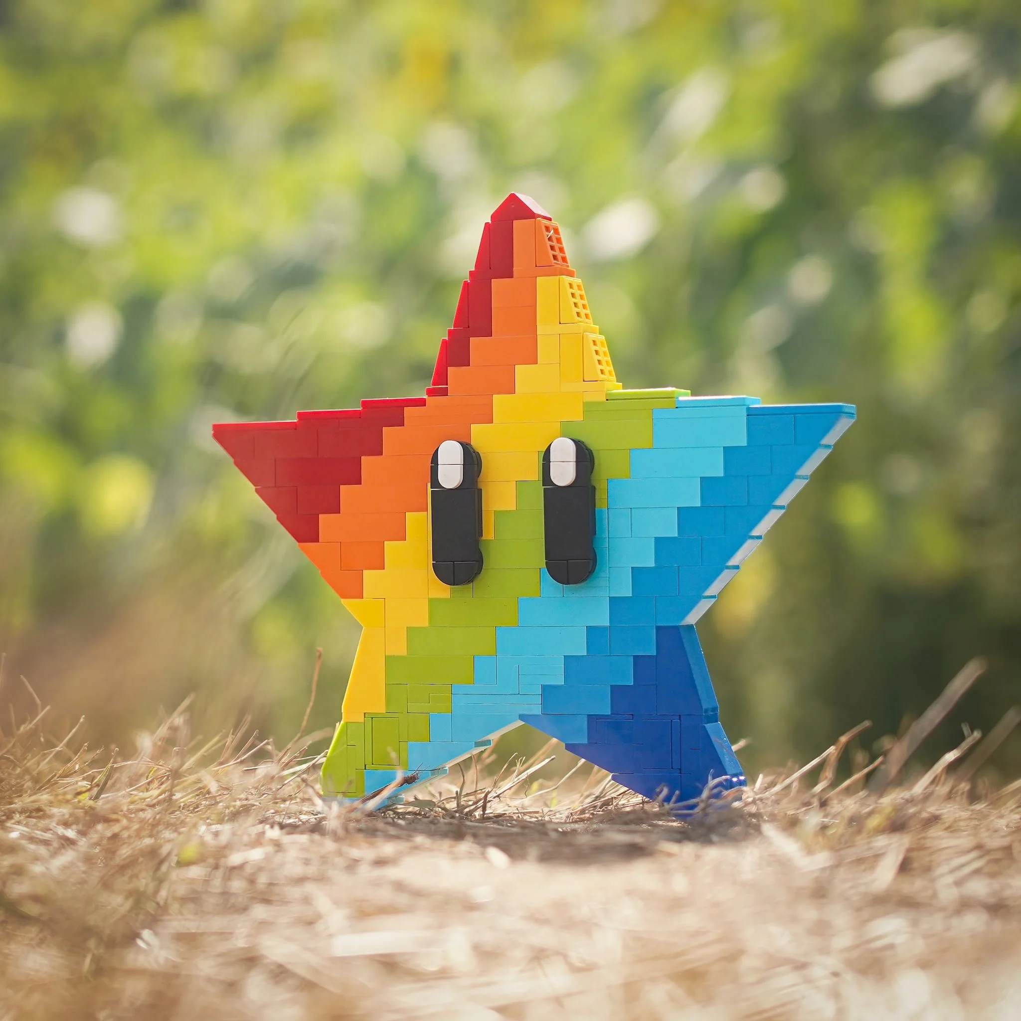 Rainbow Star Life-Sized Sculpture - Image 6