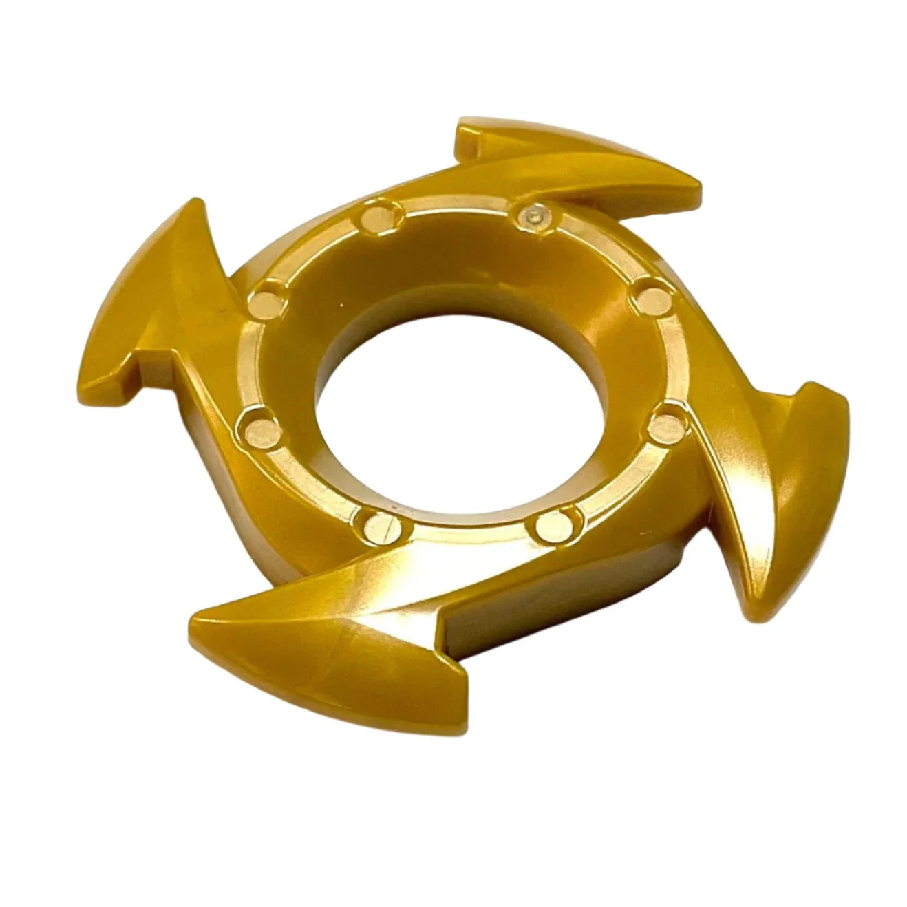 Ring 4x4 with 2x2 Hole and 4 Arrow Ends (Ninjago Spinner Crown), Part# 98341