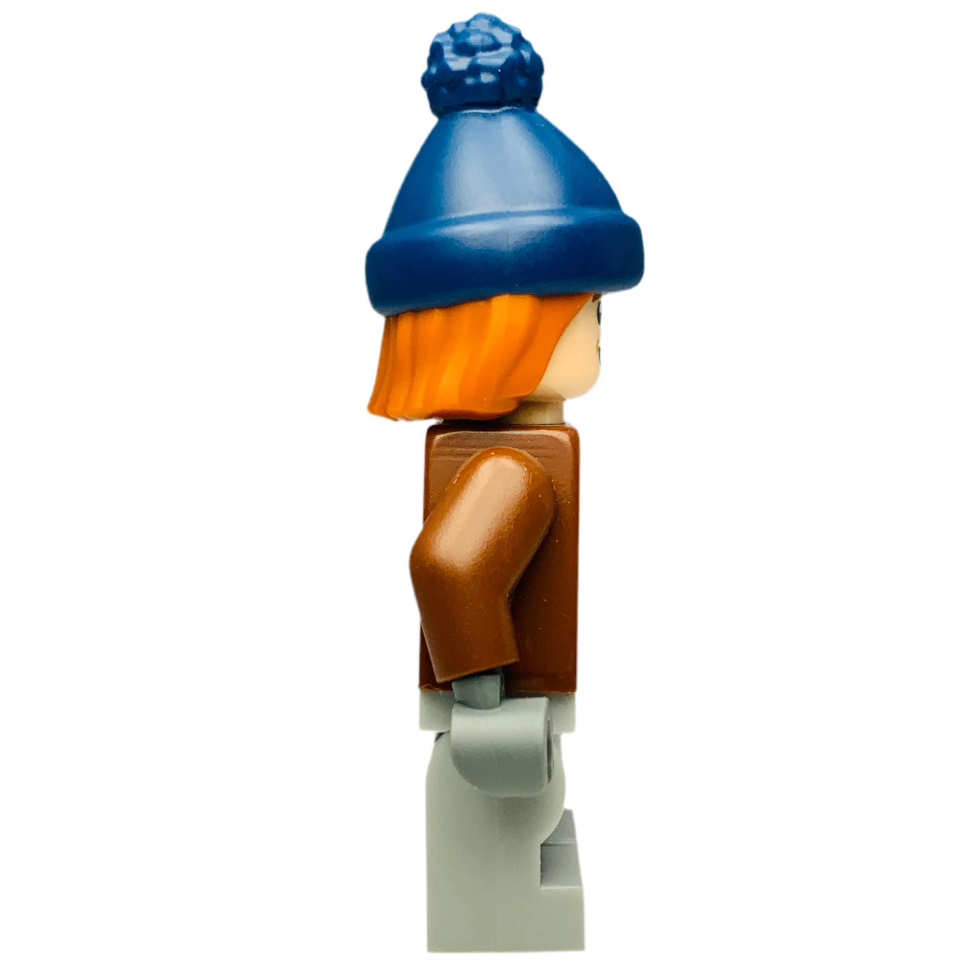 Ron Weasley - Reddish Brown Plaid Jacket, Light Bluish Gray Medium Legs, Dark Orange Hair with Dark Blue Stocking Cap, hp459 - Image 2