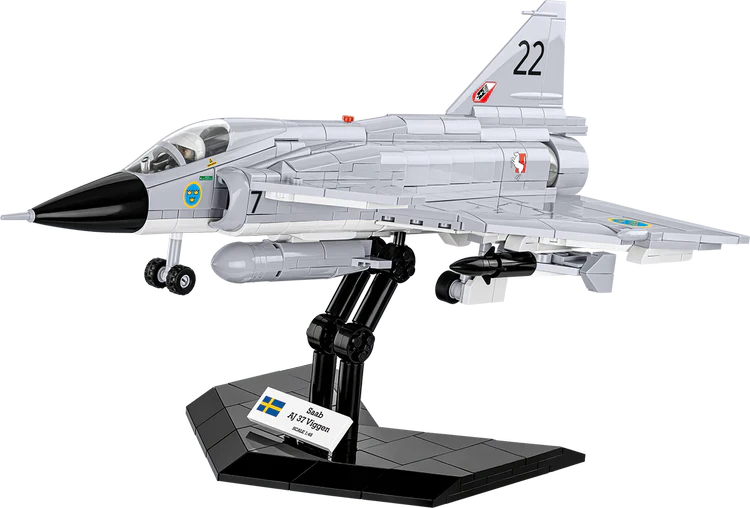 SAAB AJ 37 Viggen Jet Fighter: COBI Set #5915 - Image 3