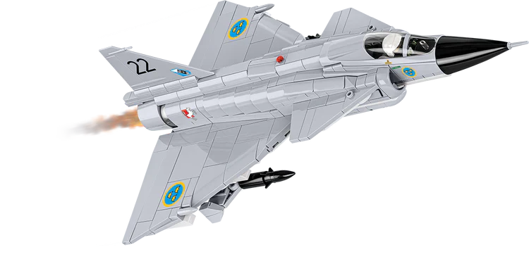 SAAB AJ 37 Viggen Jet Fighter: COBI Set #5915 - Image 4