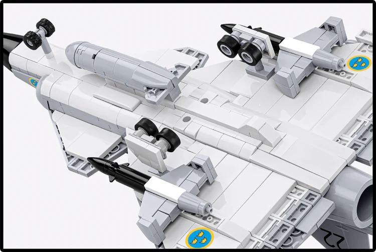SAAB AJ 37 Viggen Jet Fighter: COBI Set #5915 - Image 6