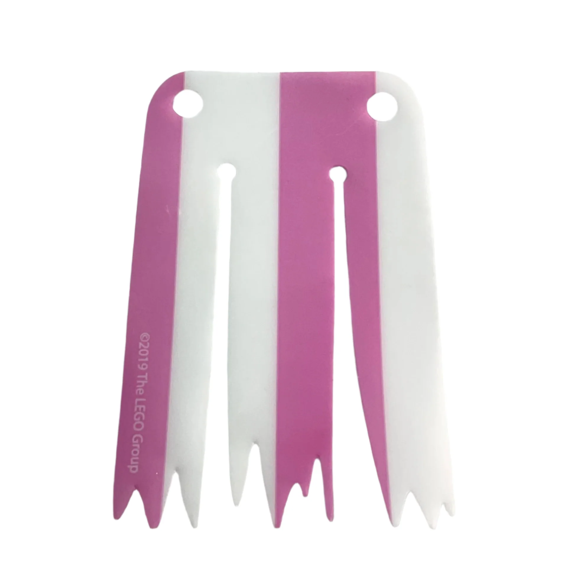 Sail, Ragged with 2 Dark Pink and 2 White Stripes Pattern, Part# 41375pls01c
