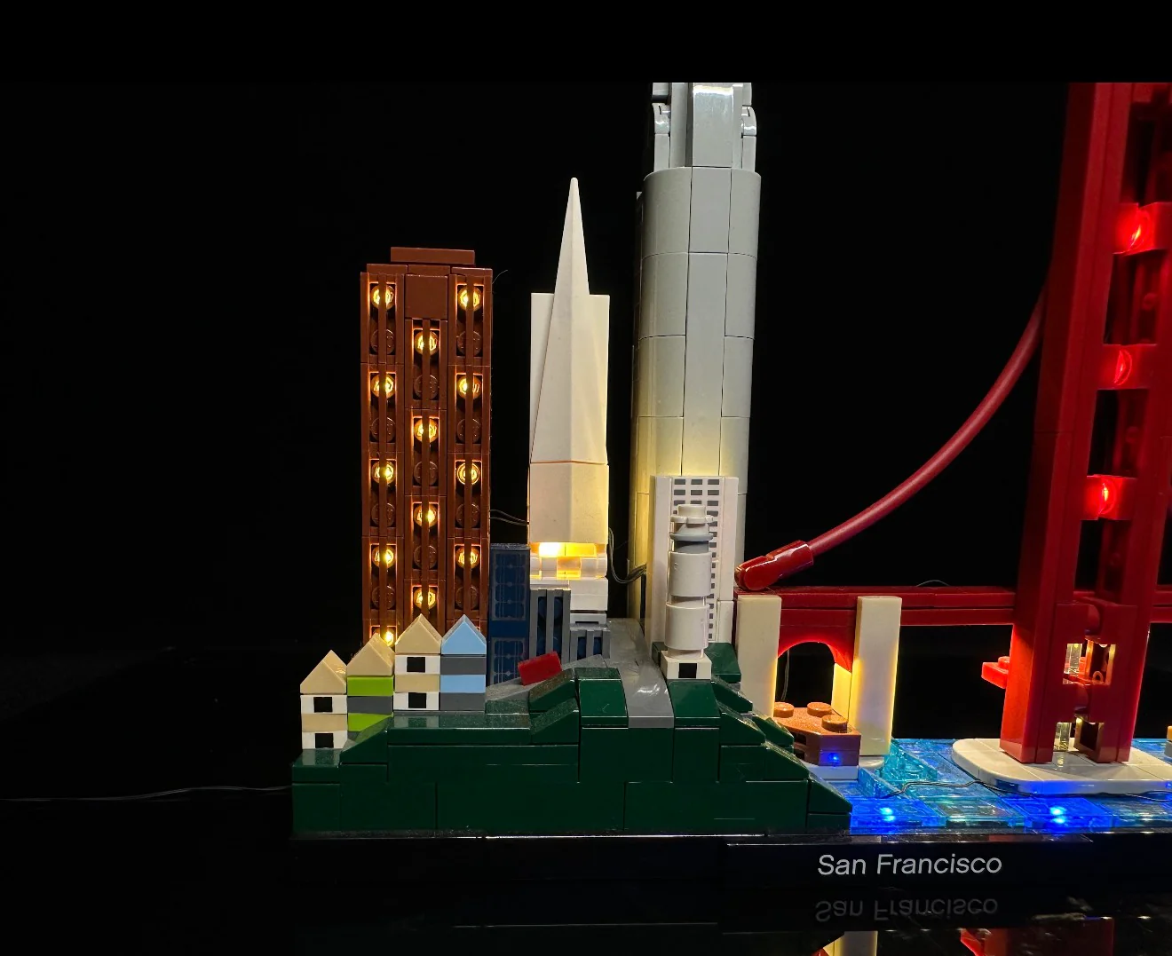 San Francisco Skyline 21043 Custom Lighting Kit for LEGO® Set - Image 5