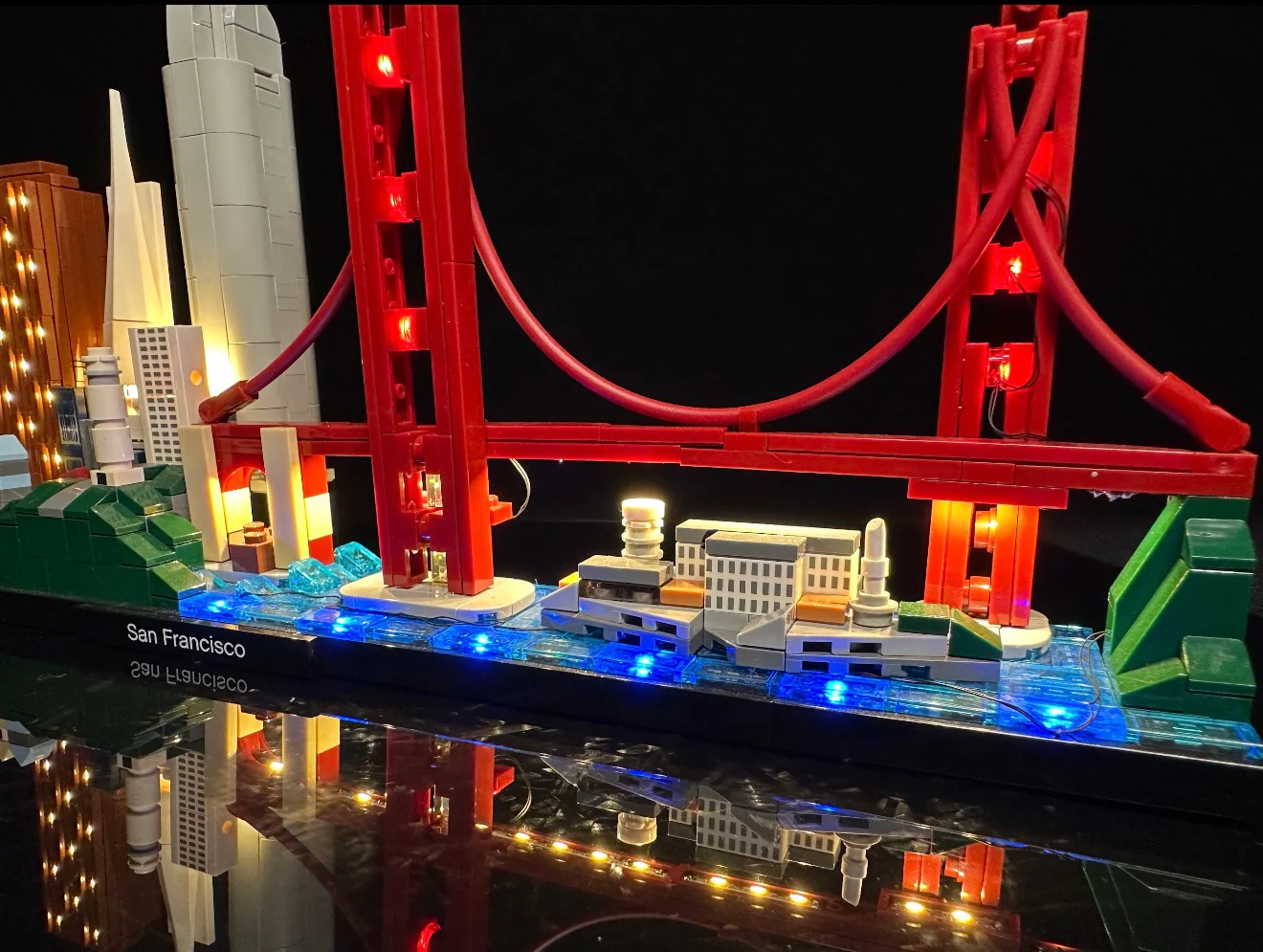 San Francisco Skyline 21043 Custom Lighting Kit for LEGO® Set - Image 6