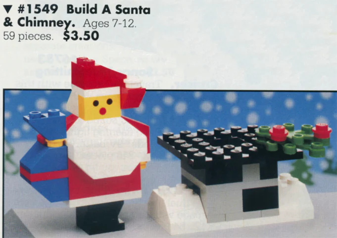Santa and Chimney, 1549 - LEGO® Holiday Set - Image 2