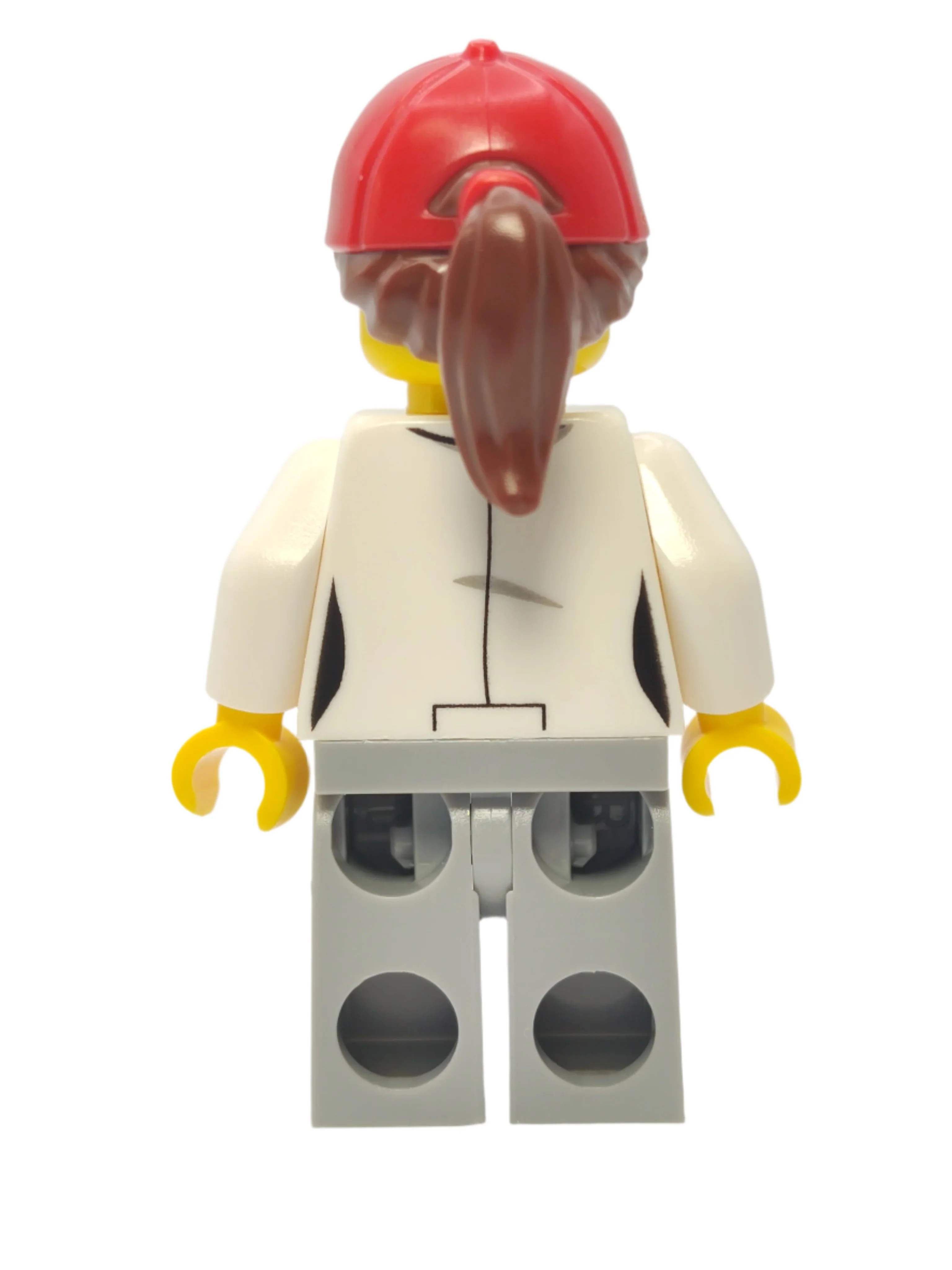 Scientist - Red Cap with Ponytail Hair and Blue Goggles, cty1069 - Image 3