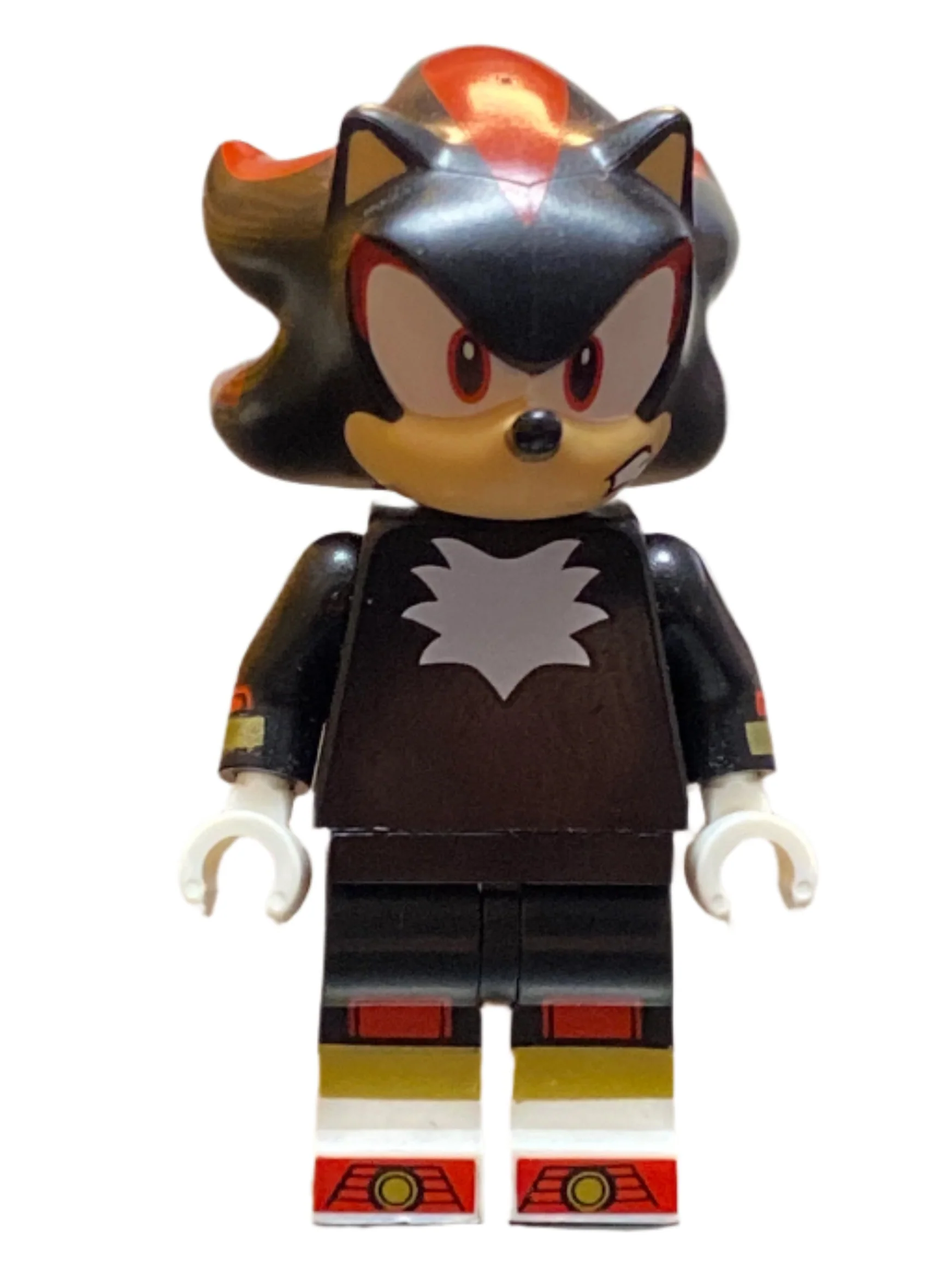 Shadow the Hedgehog - Open Mouth, son017 - LEGO® Sonic Minifigure