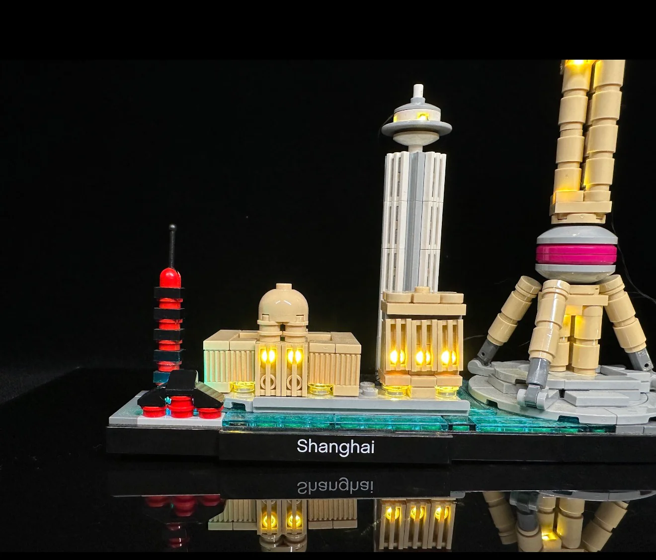 Shanghai Skyline 21039 Custom Lighting Kit for LEGO® Set - Image 5