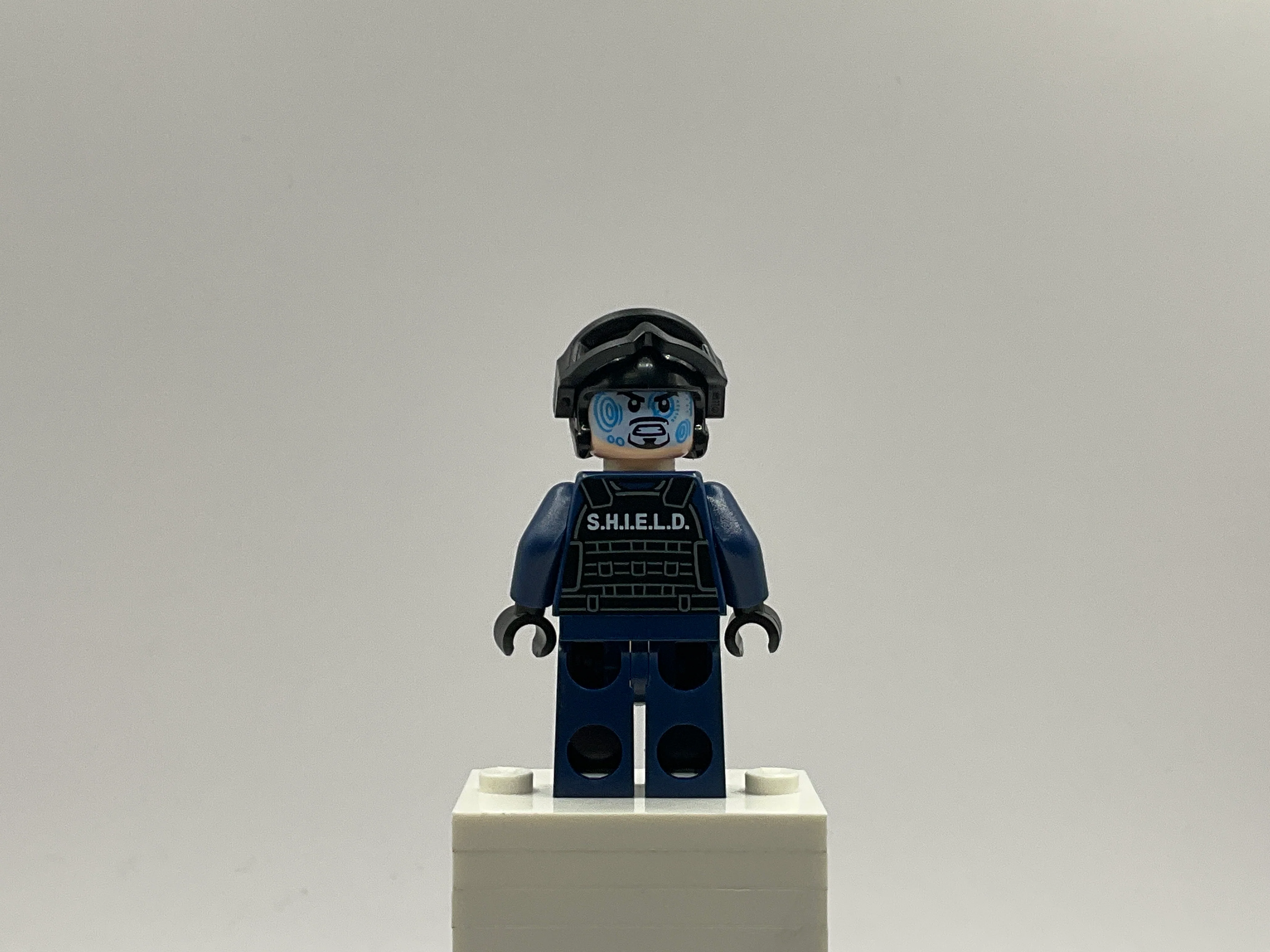 SHIELD Agent - Tony Stark, Tactical Vest, Black Helmet and Goggles, sh0919 - Image 3
