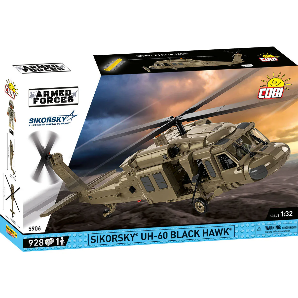 Sikorsky UH-60 Black Hawk Helicopter: COBI Set #5906