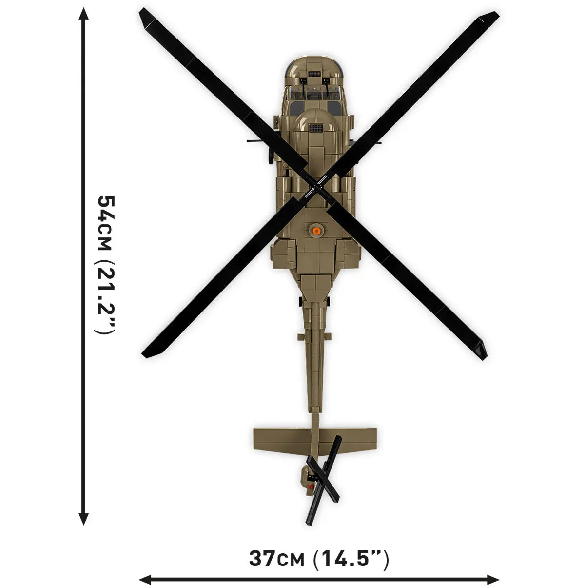 Sikorsky UH-60 Black Hawk Helicopter: COBI Set #5906 - Image 6