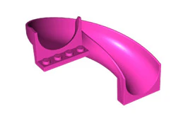 Slide Playground 7x12x8 1/3 Curved 180 Degrees, Part# 11267 - Image 2