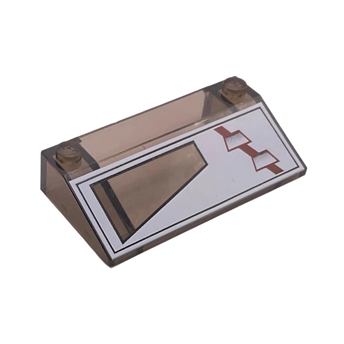 Slope 33 3 x 6 with Inner Walls with ARC-170 Starfighter Pattern Model Left Side, Part# 3939px1