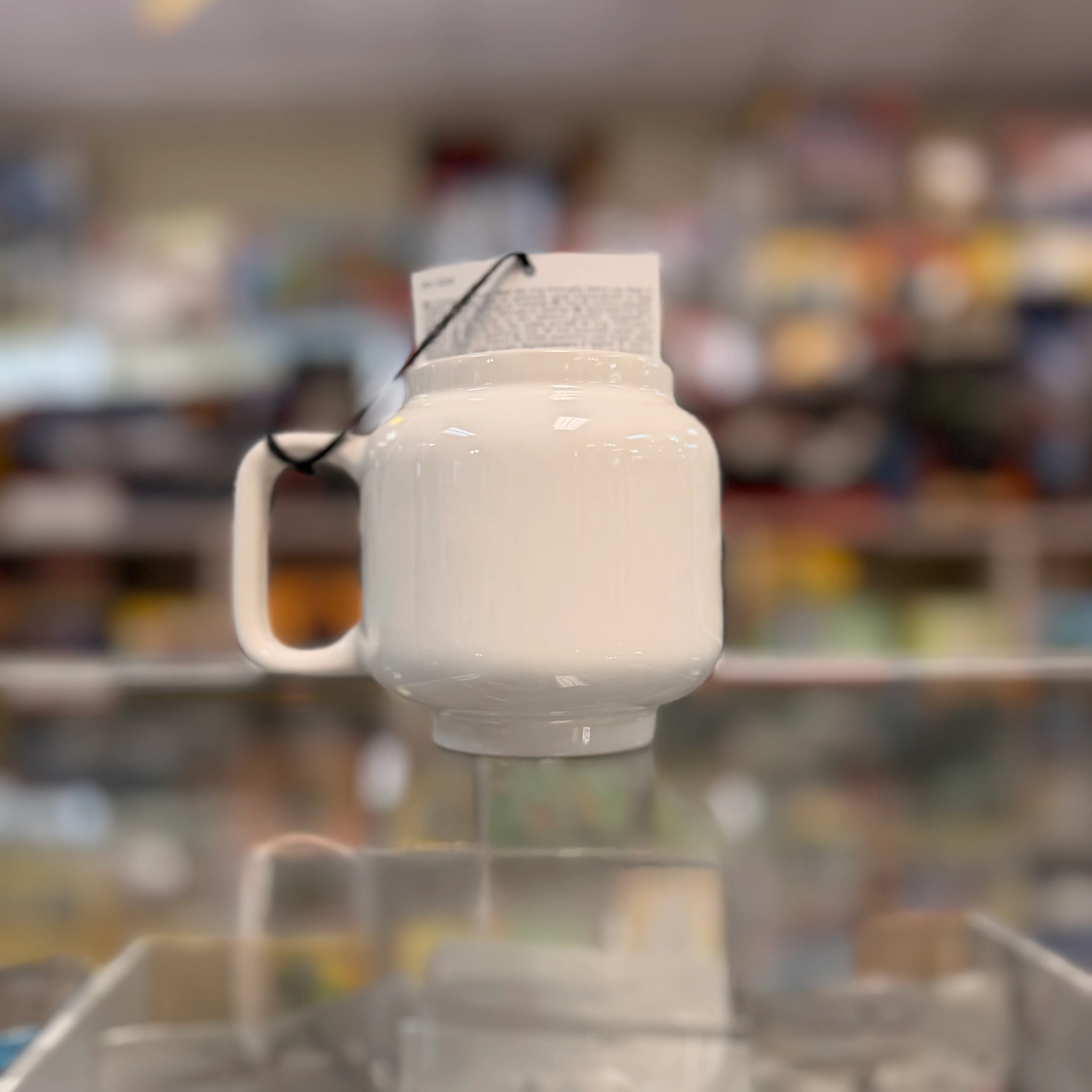 Small Skeleton Ceramic Mug – White - Image 2