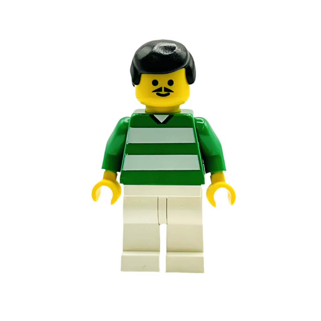 Soccer Player - Green and White Team, soc149