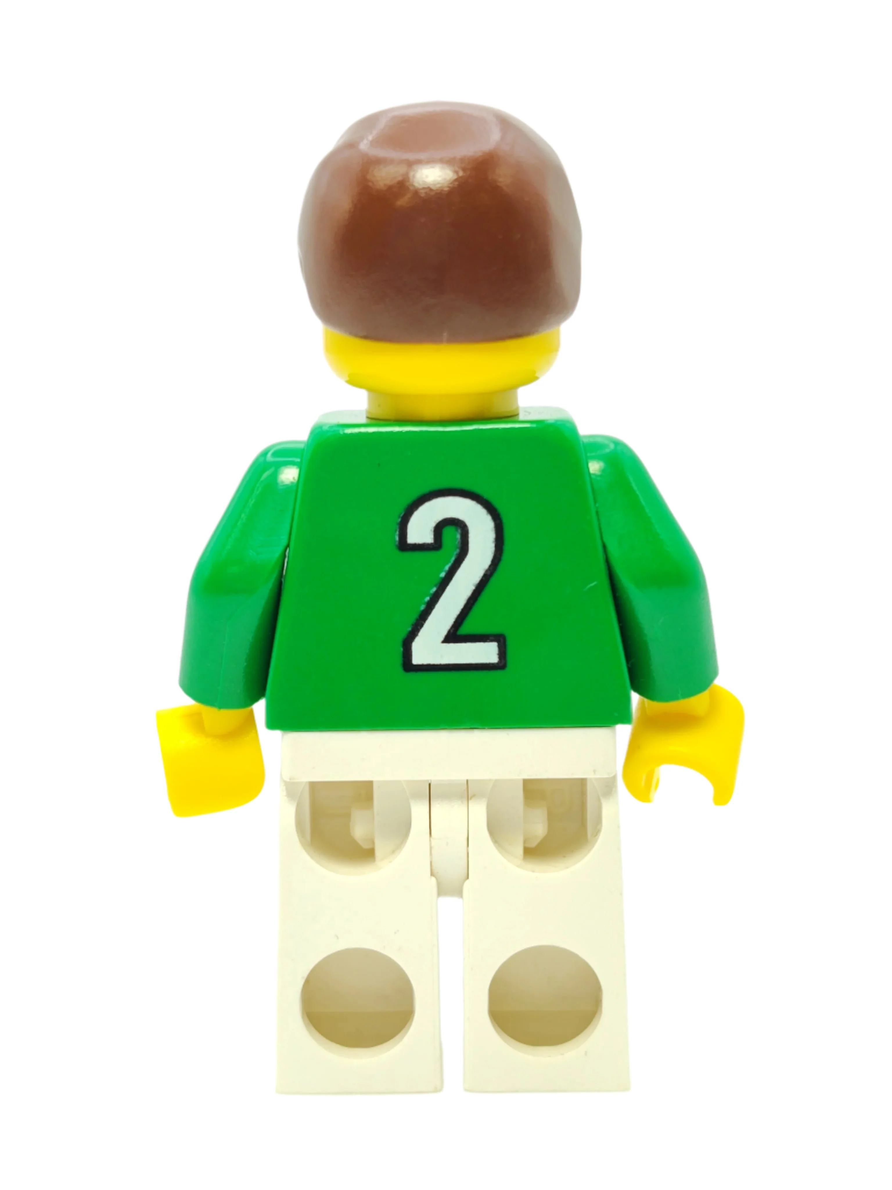 Soccer Player - Green and White Team with Number 2, soc022 - Image 3