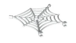 Spider Web Flat with Hollow Stud and Clips, Part# 30240 - Image 5