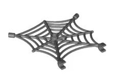 Spider Web Flat with Hollow Stud and Clips, Part# 30240 - Image 6