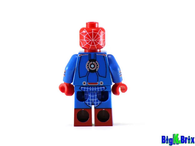 SPIDER FIGHTER TRON 2010 Marvel Custom Printed Minifigure - Image 3