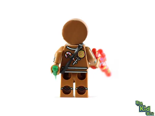 STALE JAKE MEAN Gingerbread Man Custom Printed Lego Minifigure - Image 2