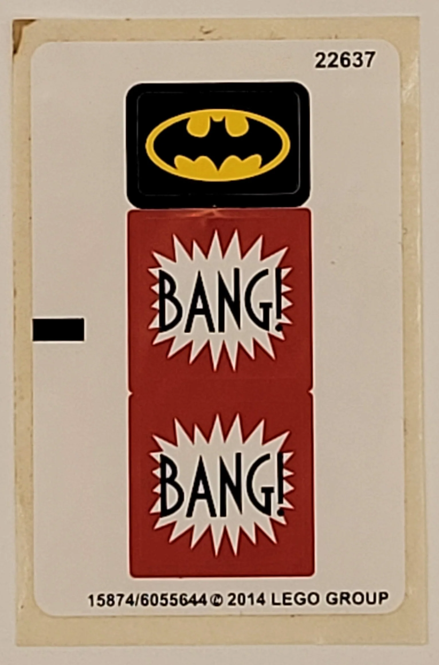 Sticker Sheet for Set Batman: The Joker Steam Roller, 76013 - (15874/6055644), Part# 76013stk01