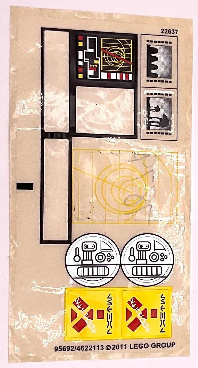 Sticker Sheet for Set Hoth Echo Base, 7879 - (95692/4622113), Part# 7879stk01 - Image 2