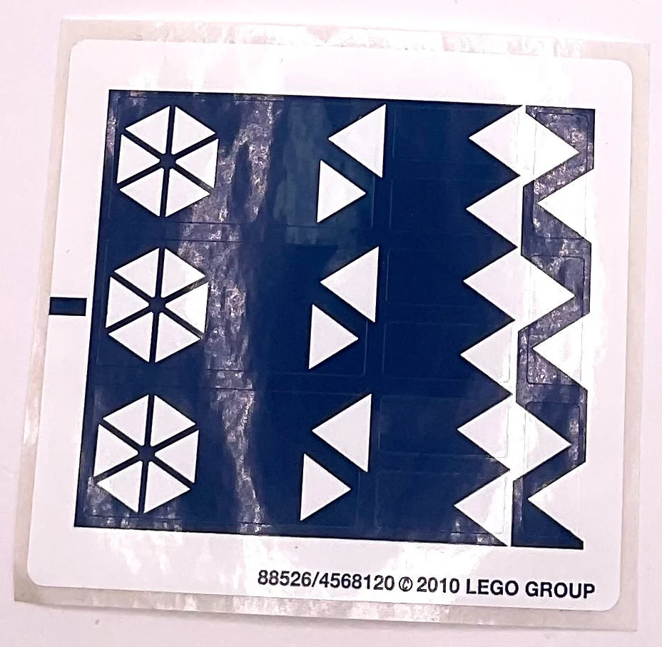 Sticker Sheet for Set Droid Tri-Fighter, 8086 - (88526/4568120), Part# 8086stk01