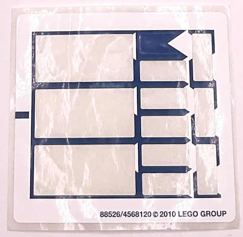 Sticker Sheet for Set Droid Tri-Fighter, 8086 - (88526/4568120), Part# 8086stk01 - Image 2