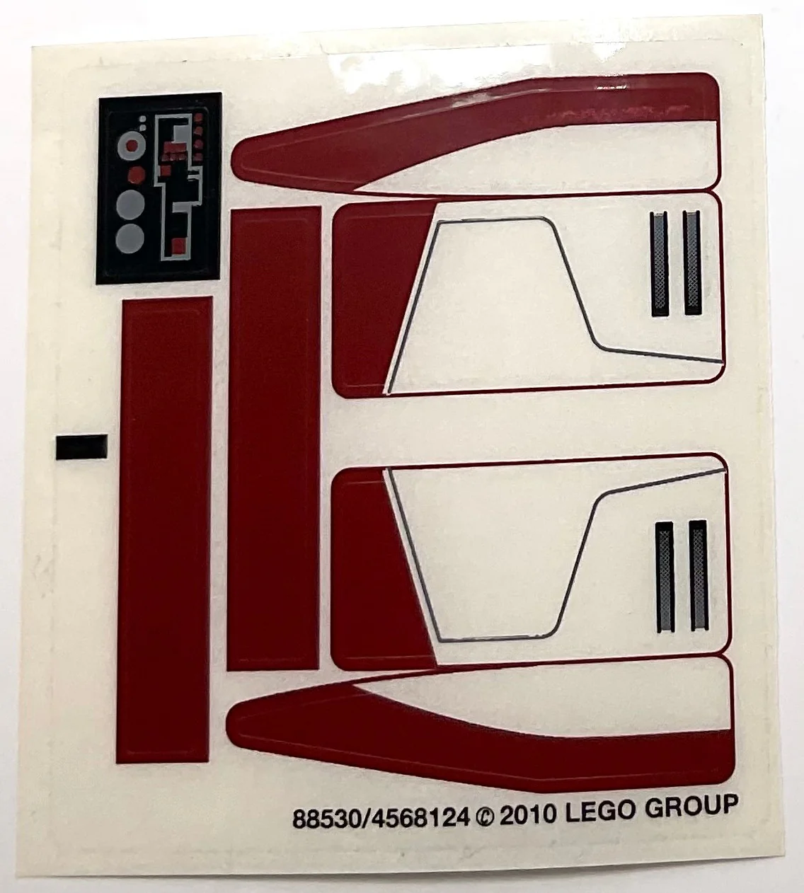 Sticker Sheet for Set Republic Swamp Speeder - Limited Edition, 8091 - (88530/4568124), Part# 8091stk01