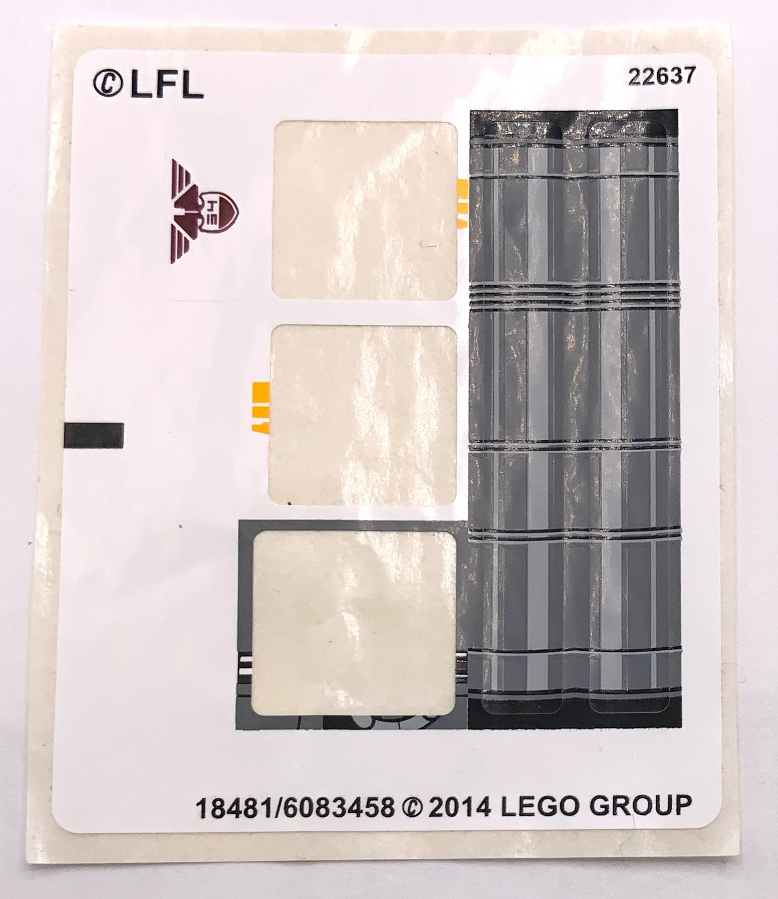Sticker Sheet for Set The Phantom, 75048, International Version - (18481/6083458), Part# 75048stk01a - Image 2