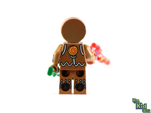 STICKY MEAN Gingerbread Man Custom Printed Lego Minifigure - Image 2