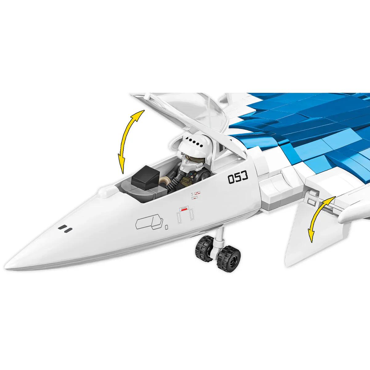 Su-57 FELON Fighter: COBI Set #5909 - Image 6