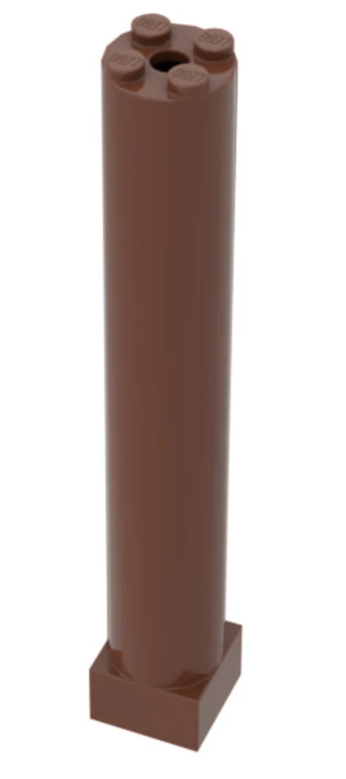 Support 2x2x11 Solid Pillar, Part# 6168c01 - Image 2