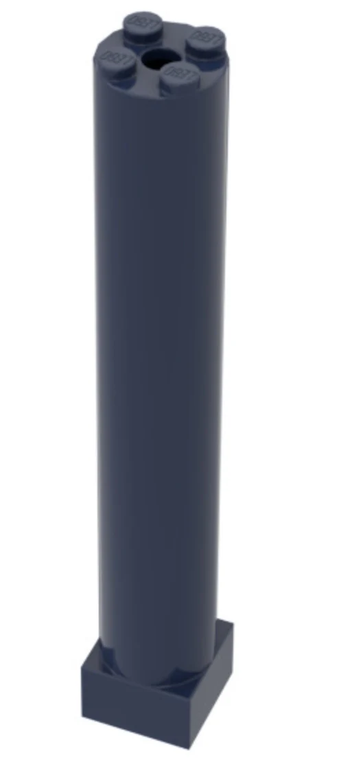Support 2x2x11 Solid Pillar, Part# 6168c01 - Image 3
