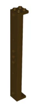 Support 2x2x13 with 5 Pin Holes, Part# 91176