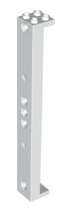 Support 2x2x13 with 5 Pin Holes, Part# 91176 - Image 4