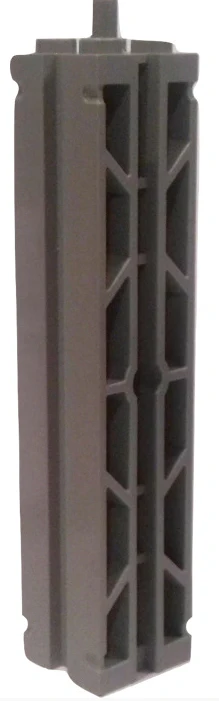 Support 2x2x8 with Grooves and Top Peg (Lattice on 2 Sides), Part# 30646a - Image 3