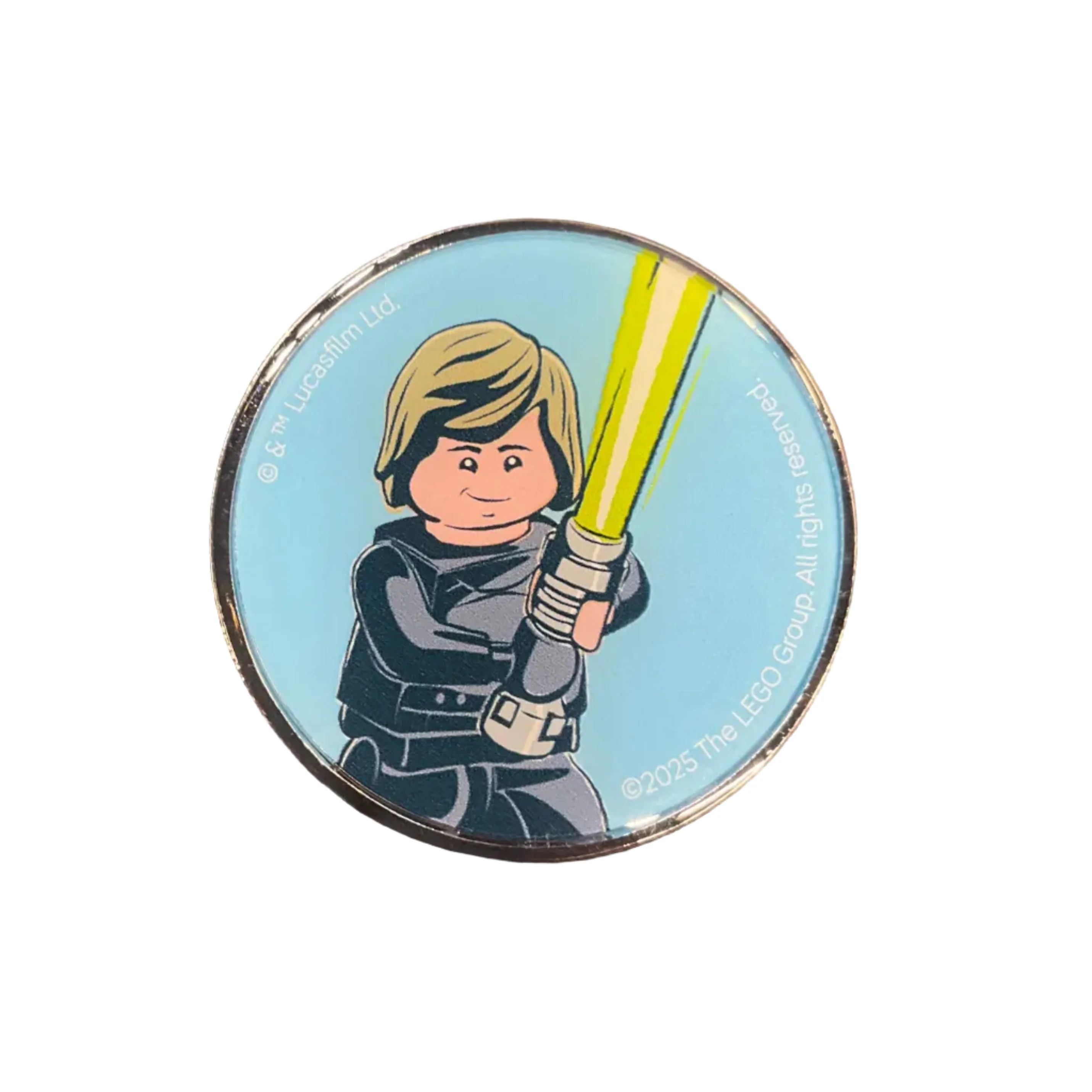 Target Lego Star Wars Promo Coin 2026 - Chewbacca, Luke Skywalker, and Darth Vader - Image 2