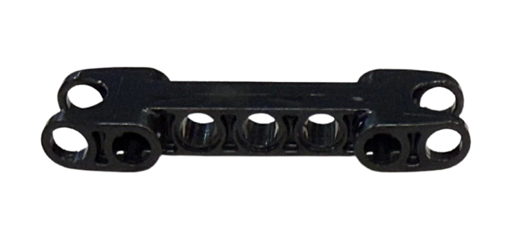 Technic, Axle and Pin Connector 2 x 7 with 2 Ball Joint Sockets, Rounded Ends, Part# 50898 - Image 11