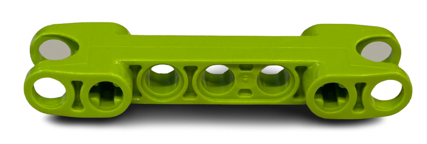 Technic, Axle and Pin Connector 2 x 7 with 2 Ball Joint Sockets, Rounded Ends, Part# 50898 - Image 12
