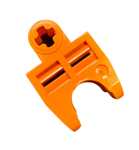 Technic, Axle Connector 2 x 3 with Ball Joint Socket - Open Sides, Angled Forks with Closed Axle Holes, Part# 32174 - Image 5