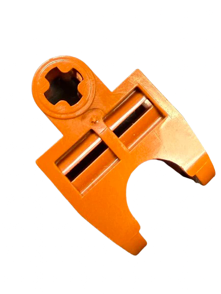 Technic, Axle Connector 2 x 3 with Ball Joint Socket - Open Sides, Angled Forks with Closed Axle Holes, Part# 32174 - Image 6