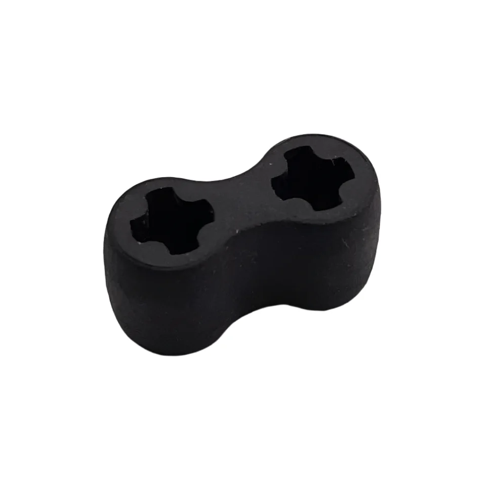 Technic, Axle Connector Double - Flexible Rubber, Part# 45590