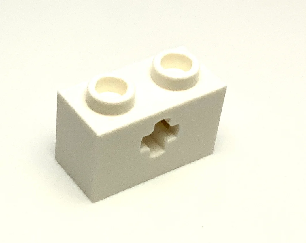 Technic, Brick 1x2 with Axle Hole, Part# 32064 - Image 13