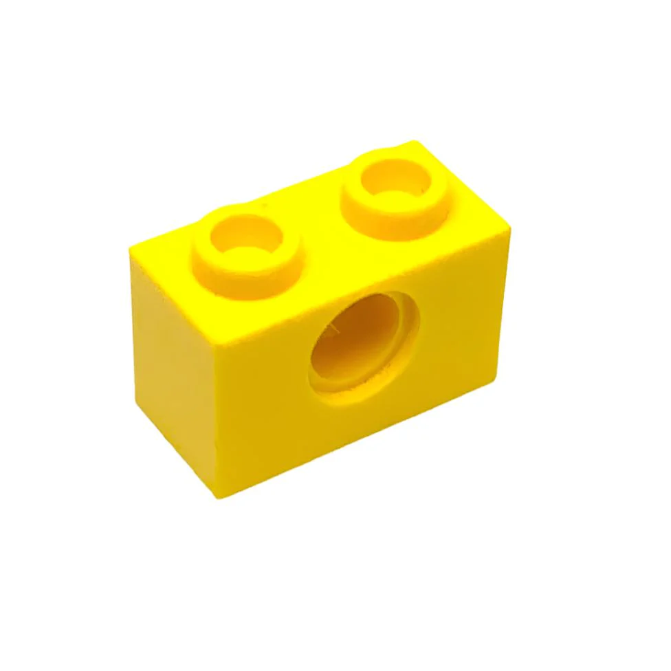 Technic, Brick 1x2 with Hole, Part# 3700 - Image 10