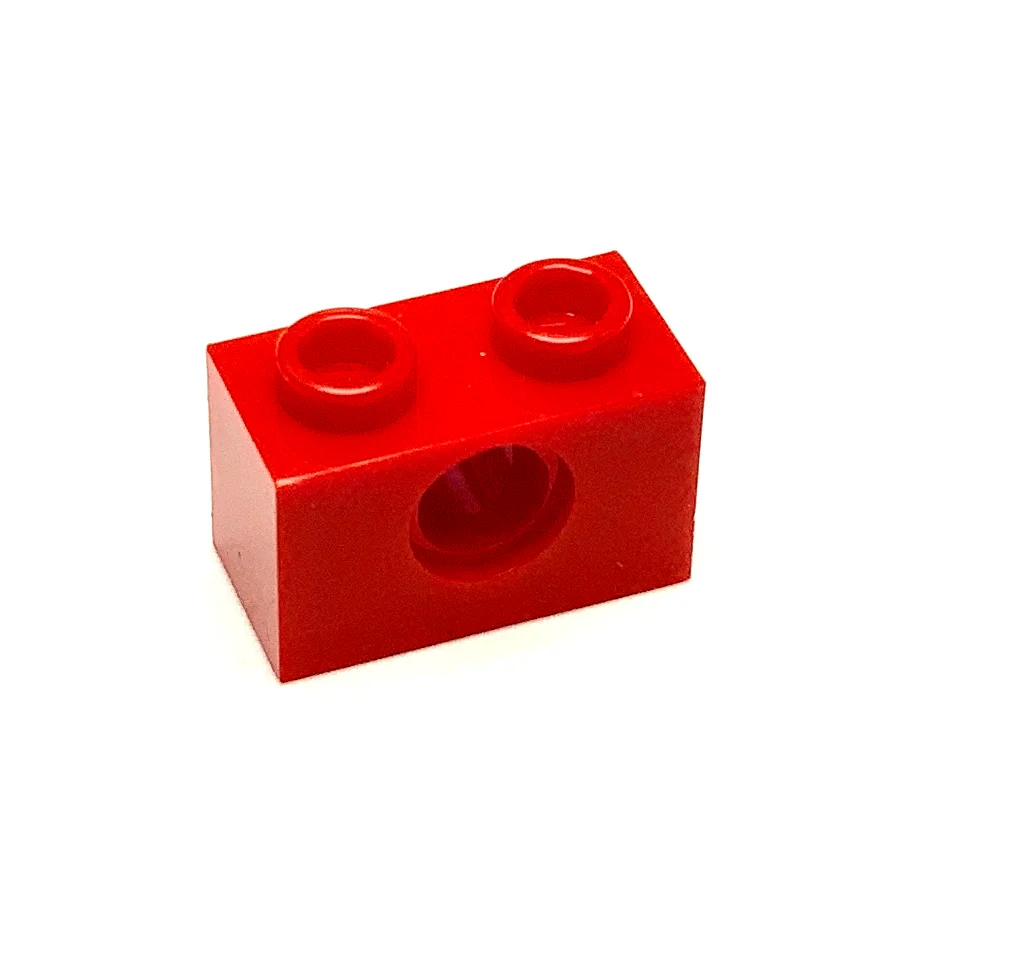 Technic, Brick 1x2 with Hole, Part# 3700 - Image 13