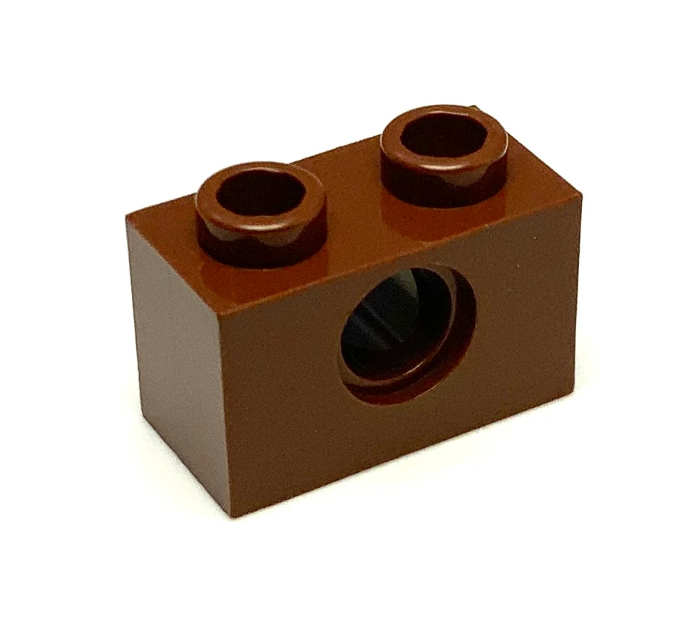 Technic, Brick 1x2 with Hole, Part# 3700 - Image 14