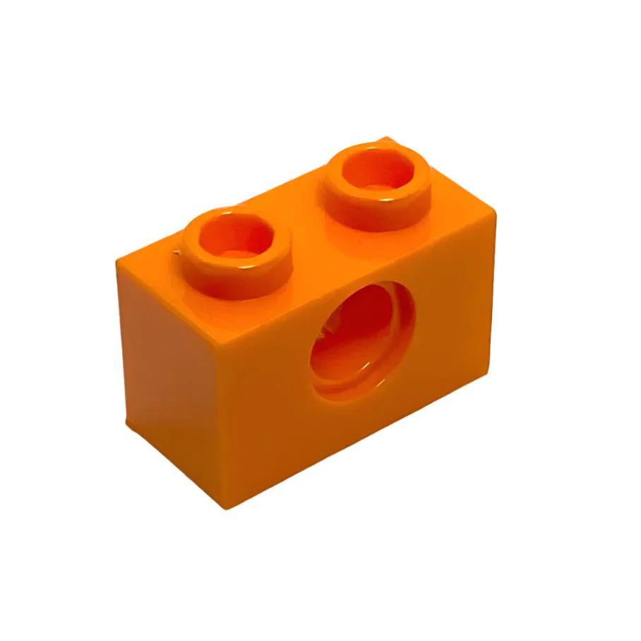 Technic, Brick 1x2 with Hole, Part# 3700 - Image 16